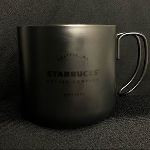 Starbucks Stainless Steel Black Mug.